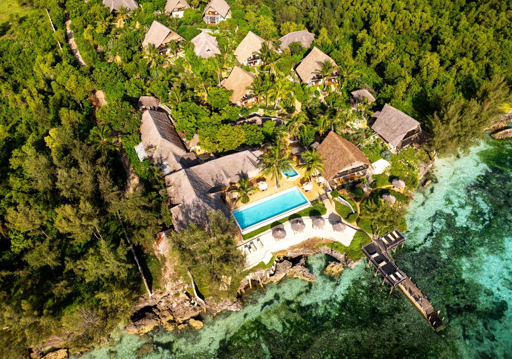 sunshine lodge vue du ciel