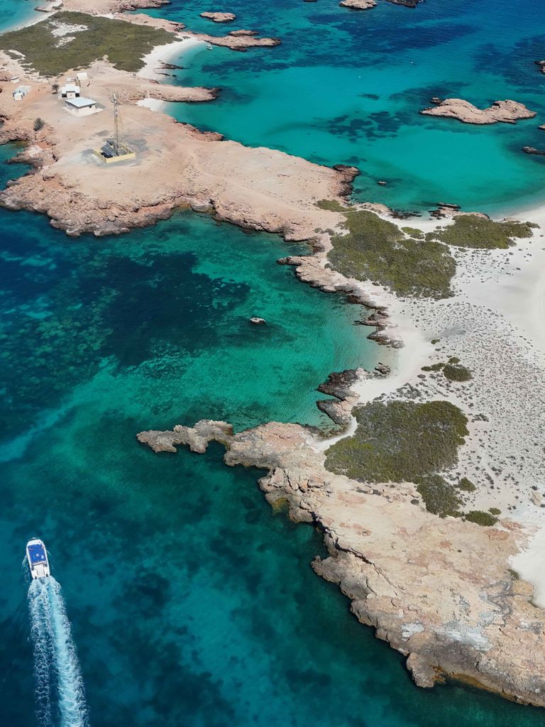 île Daymaniyat vue du ciel