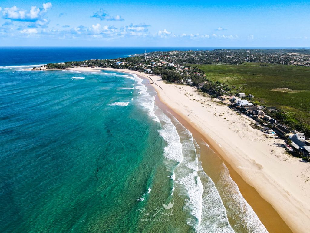 tofo beach vue du ciel