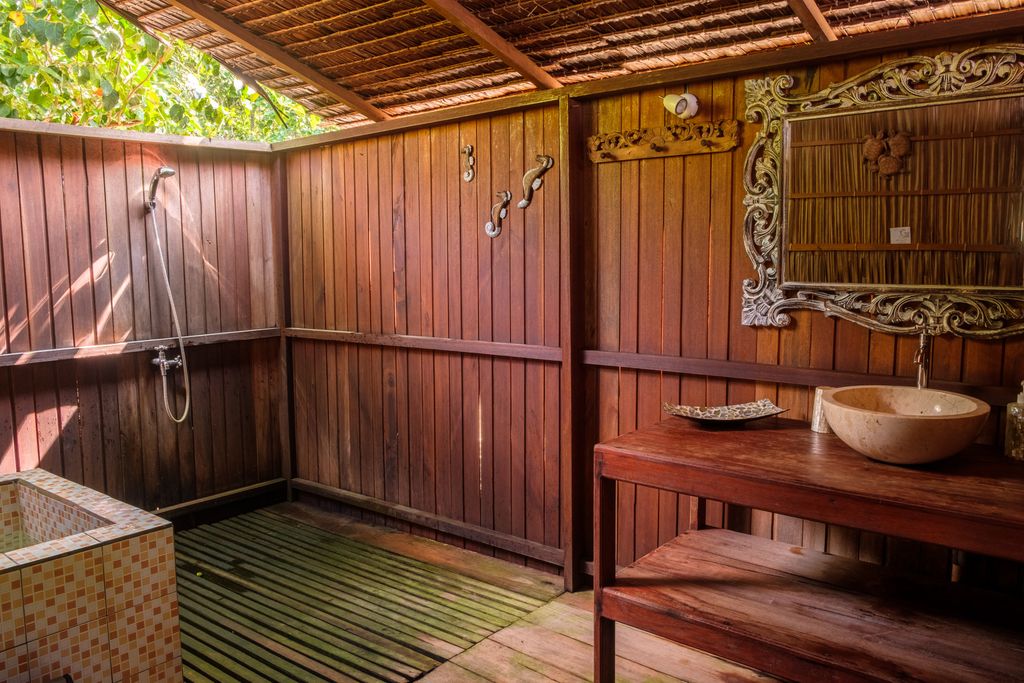 salle de bain extérieur