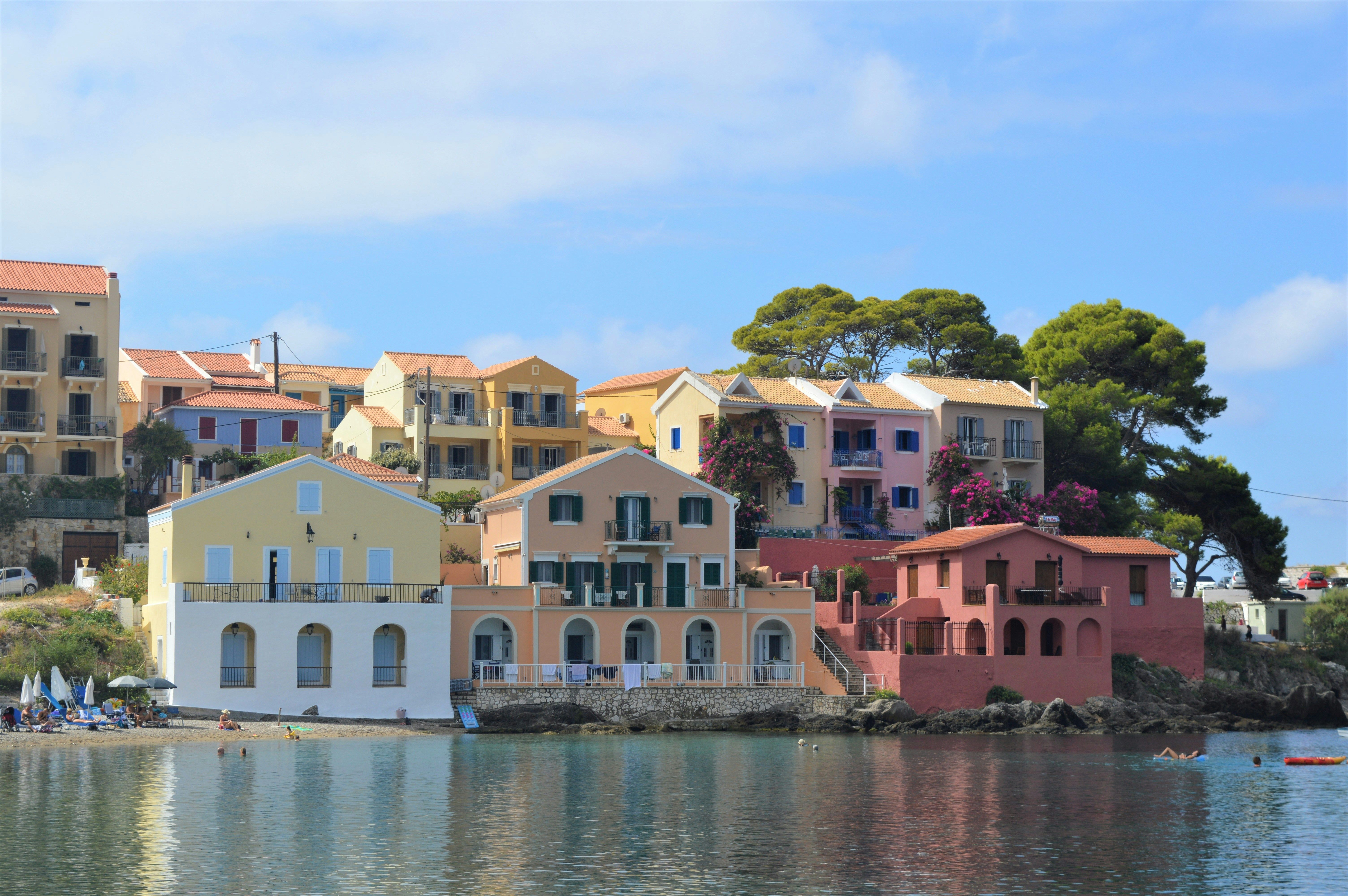Fiskardo kefalonia grèce maison typique village