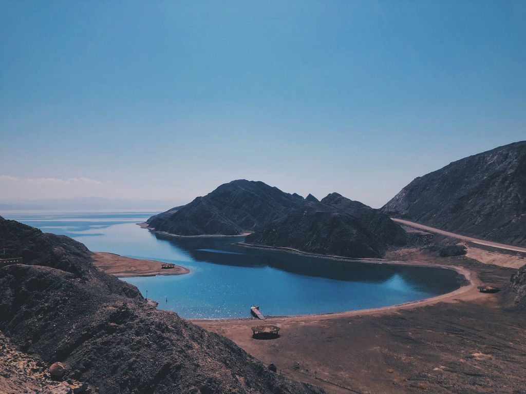 oman vue panoramique sur plage