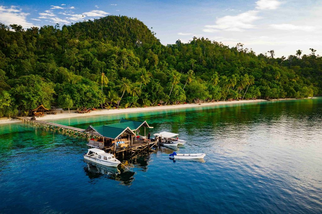 ponton pour plonger ou snorkeling bateau