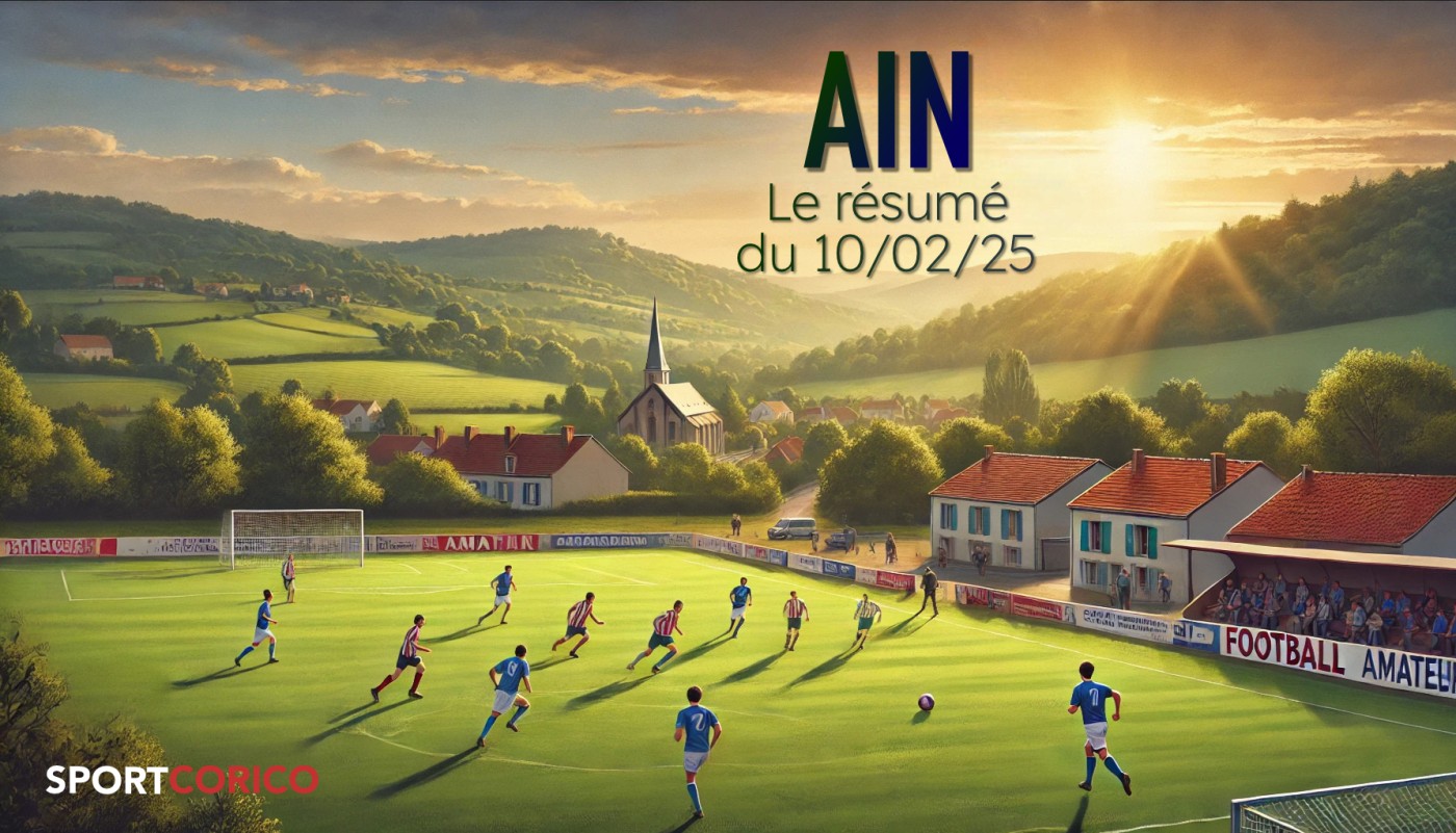 Ain : Football Amateur, Le résumé de la semaine (10/02/2025)
