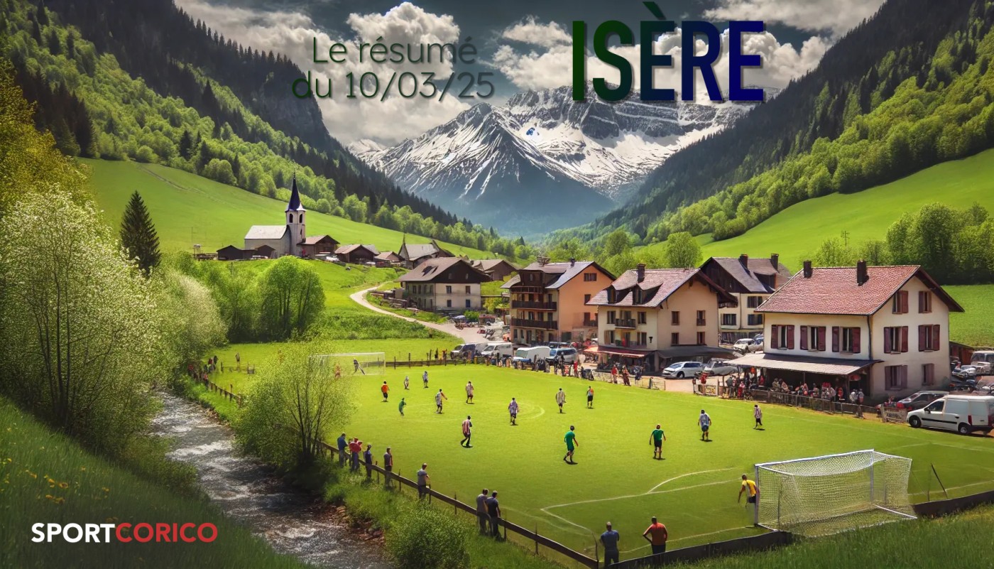Isère : Football Amateur, Le résumé de la semaine (11/03/2025)