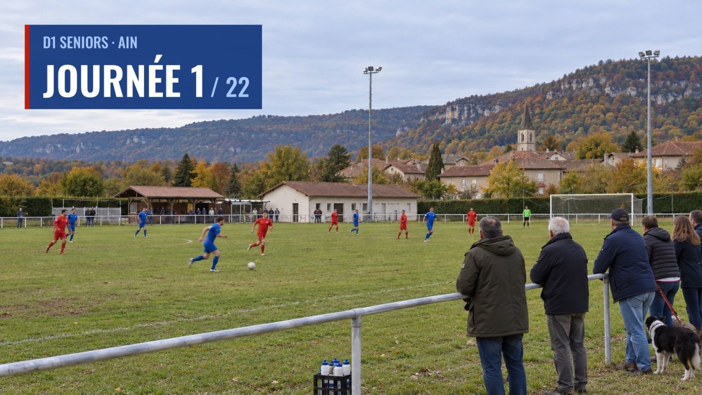 D1 Ain, J1 : Montréal-la-Cluse frappe fort d'entrée