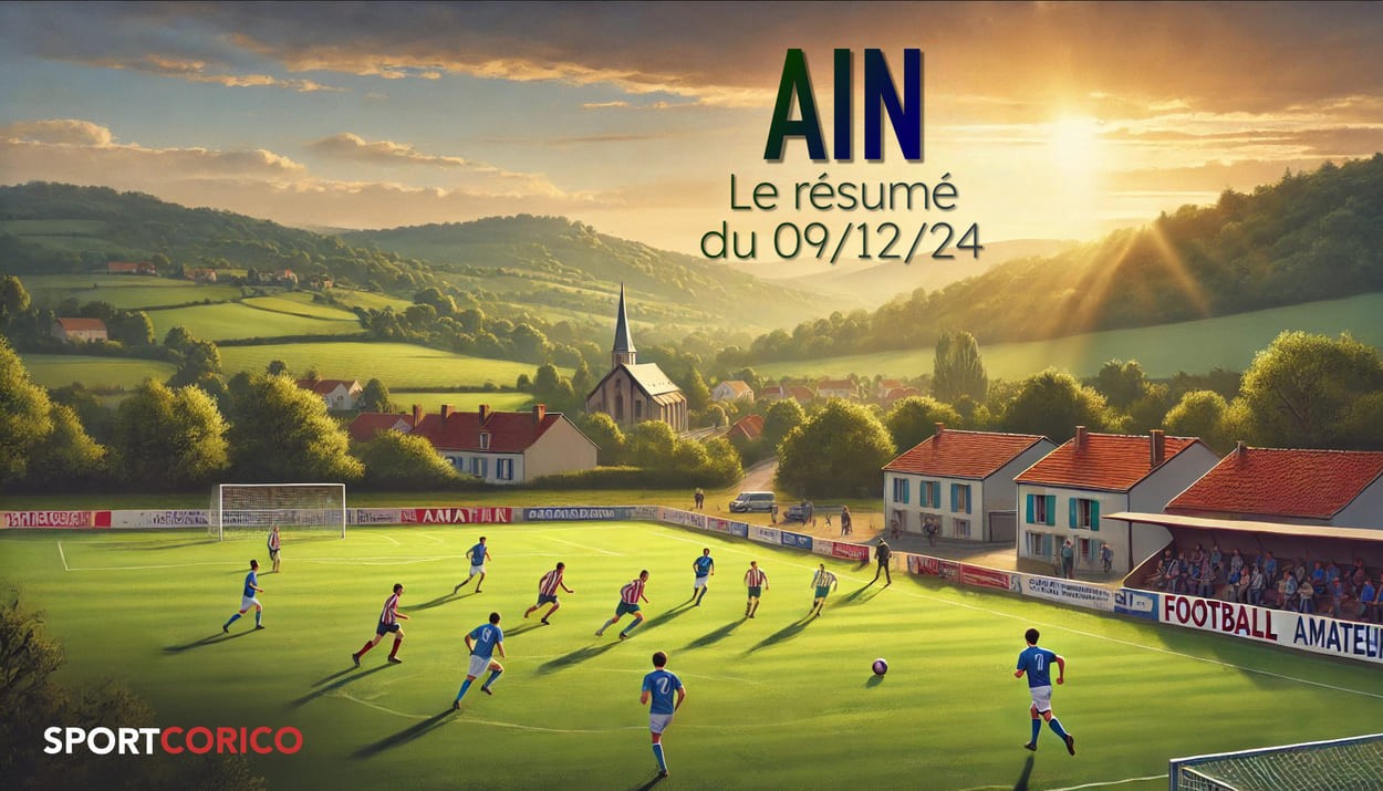 Ain : Football Amateur,  Le résumé de la semaine (09/12/2024)