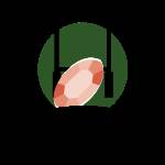 logo Rugby Union Bien Etre Sante (rubies)