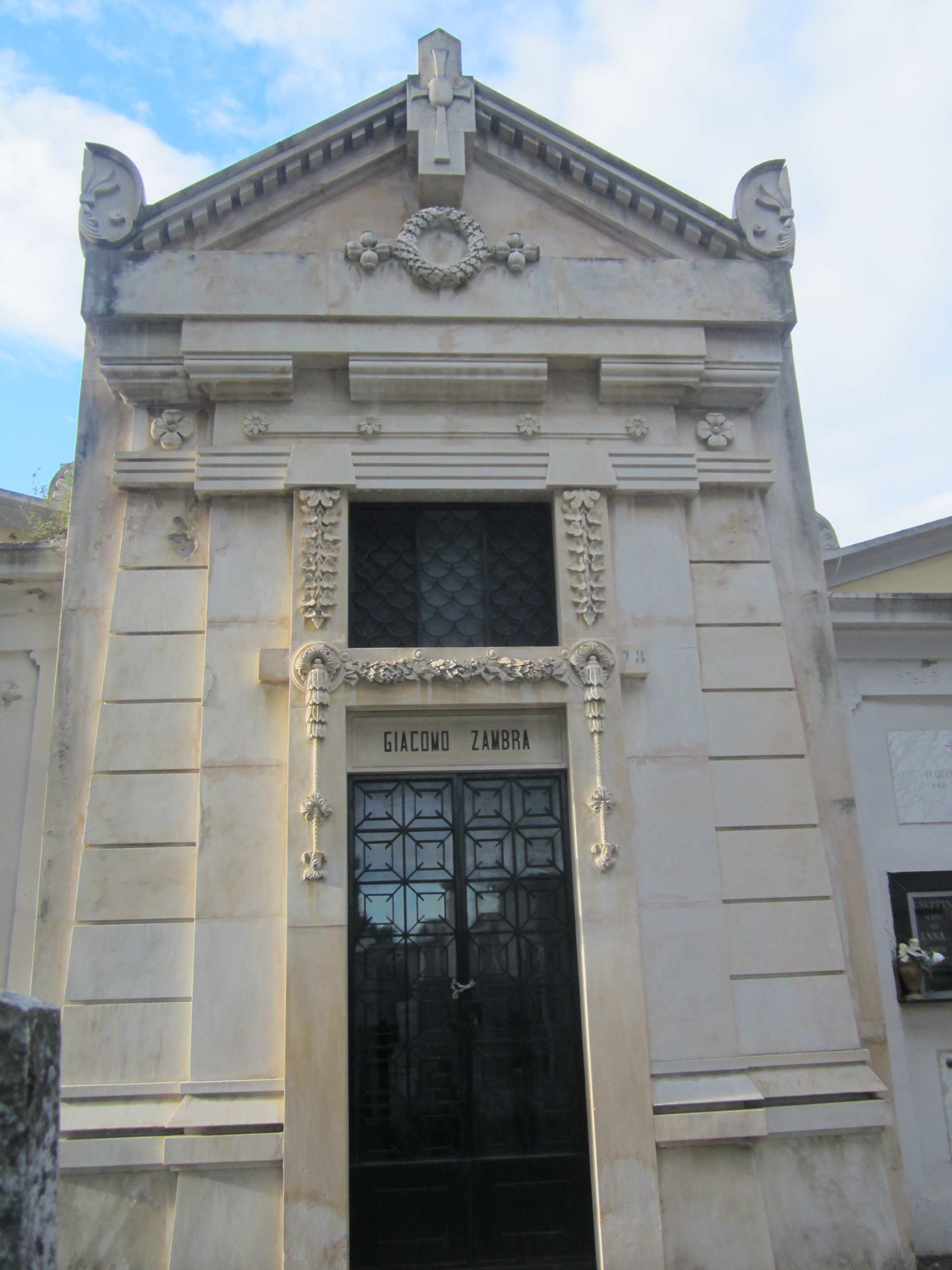 Cappella cimiteriale GIACOMO ZAMBRA