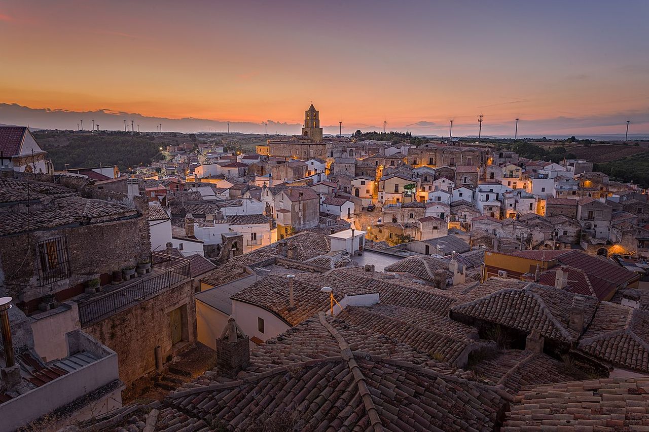centro storico, collinare, Grottole