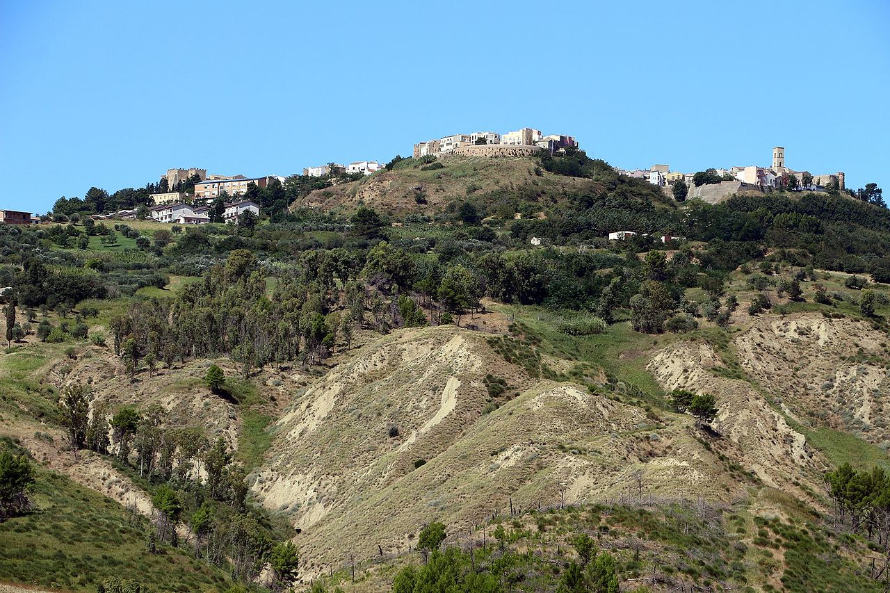 centro storico, collinare, spontaneo, murato, Miglionico