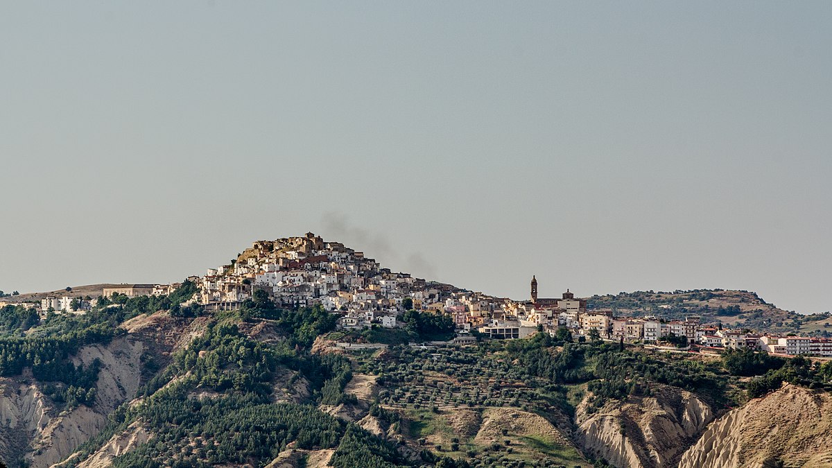centro storico, di crinale, radiale, collinare, Pomarico