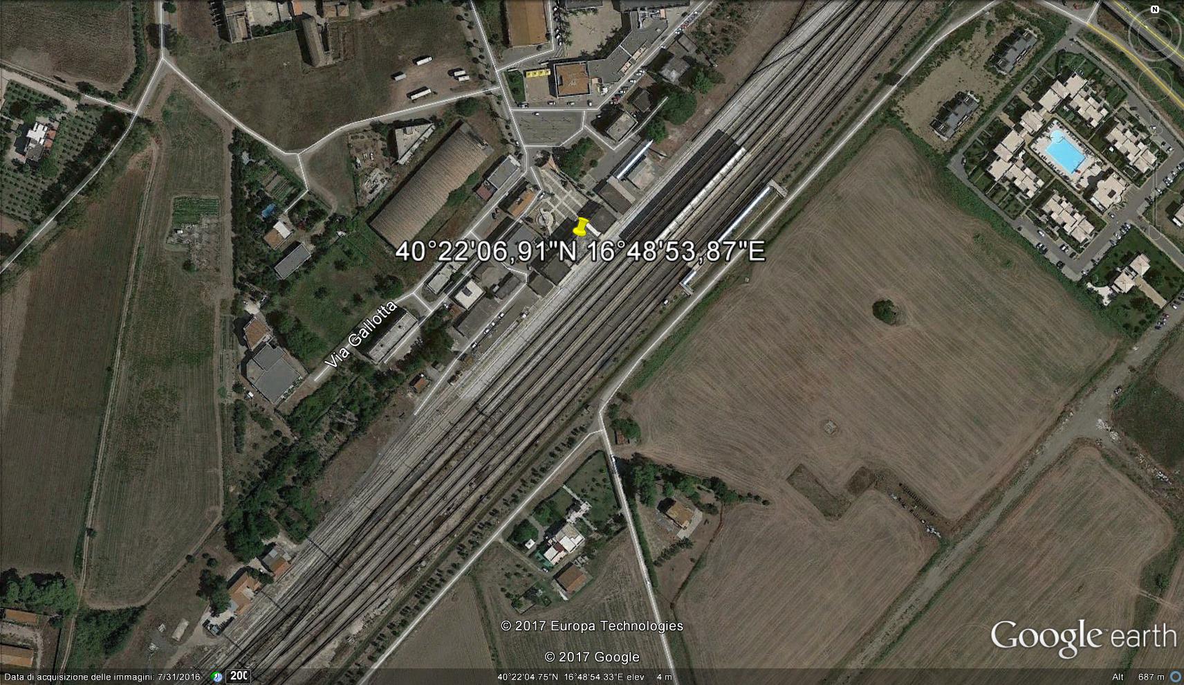 stazione, Stazione ferroviaria e casa cantoniera "Salandra-Grottole"