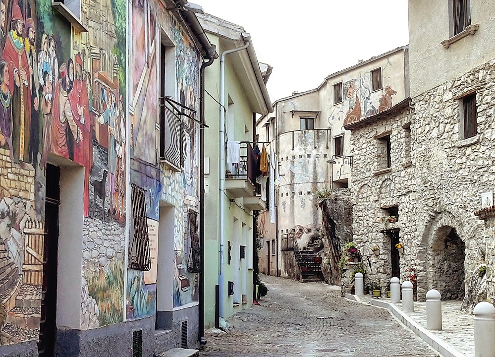 centro storico, montano, Sant'Angelo Le Fratte, Sant'Angeli de Fractis