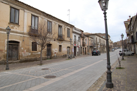 centro storico, di fondovalle, a scacchiera, agricolo, Girifalco, Gheros Faecos