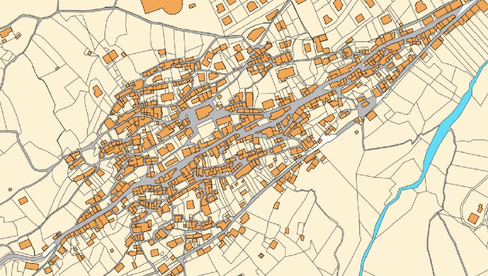 centro storico, di crinale, collinare, agricolo, San Mango d'Aquino, Casale nuovo , Muricello