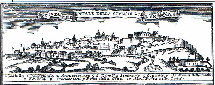 centro storico, di crinale, collinare, agricolo, Santa Severina, Severiniana , Siberene