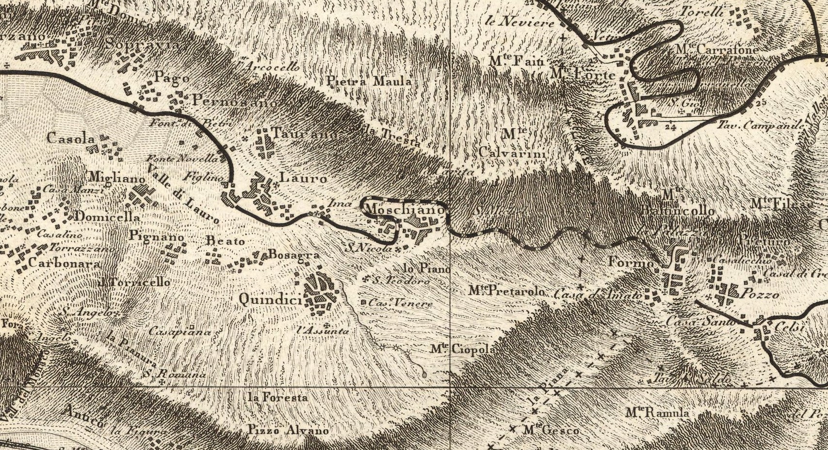 centro storico, di mezzacosta, agricolo, Moschiano, Musclano