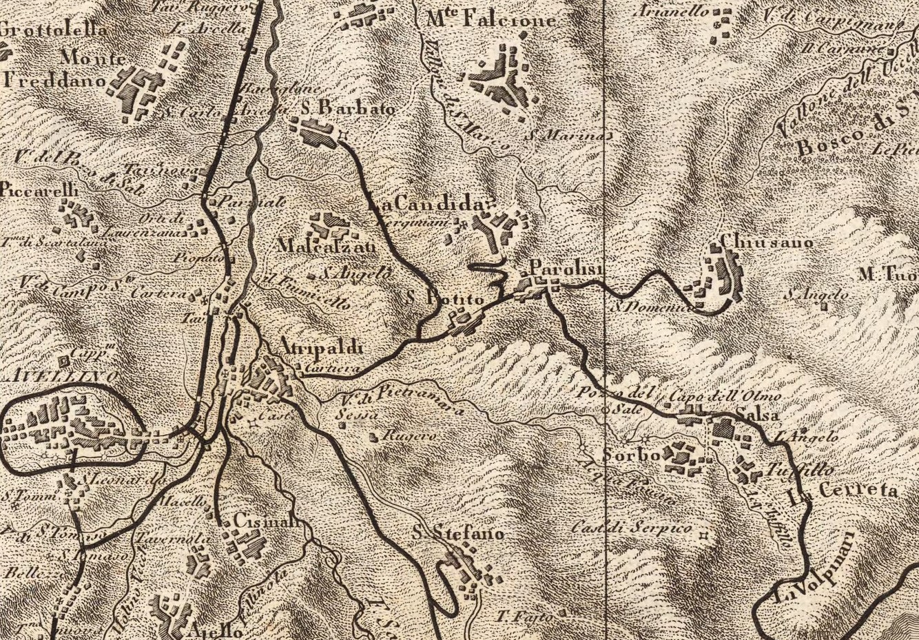 centro storico, collinare, San Potito Ultra, Radicazzo , San Potito