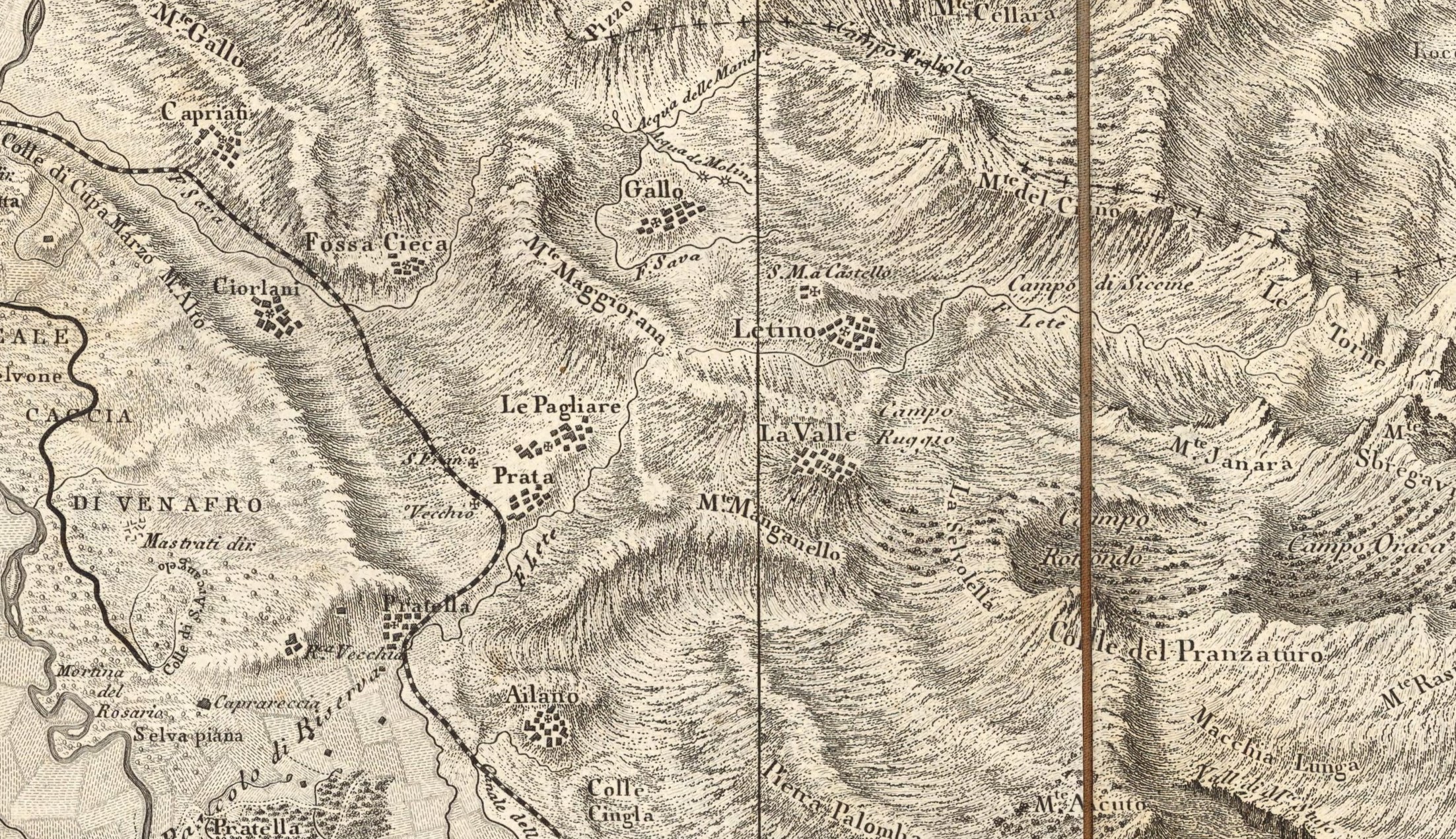 centro storico, montano, radiale, Gallo Matese