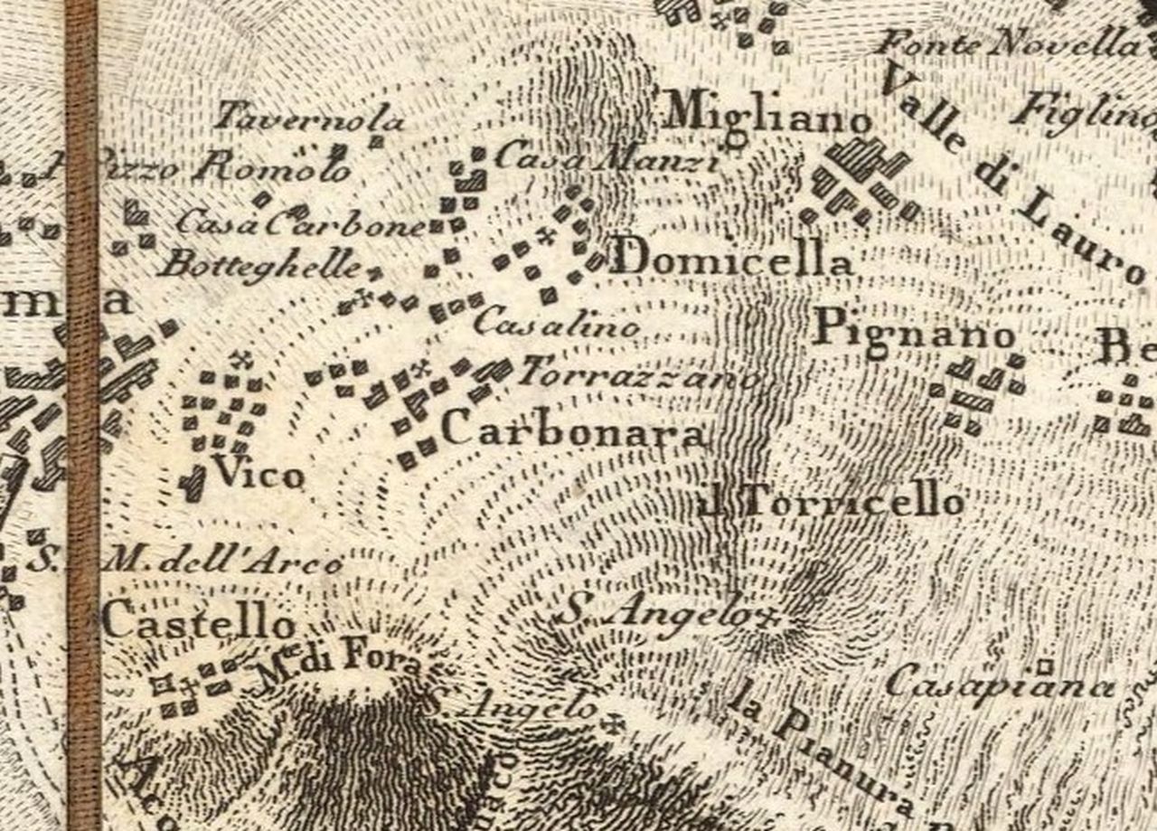 centro storico, di pianura, Carbonara di Nola