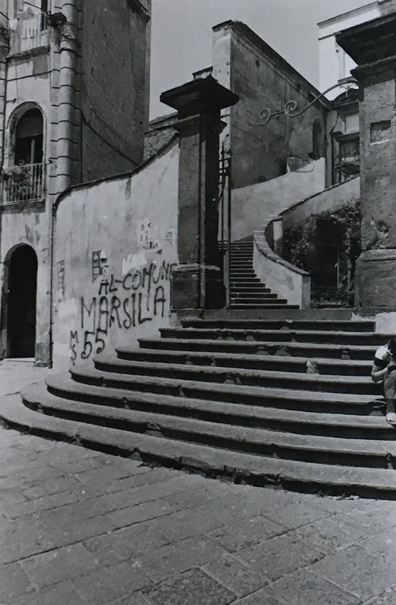 Scala di accesso alla Chiesa di S. Giovanni a Carbonara