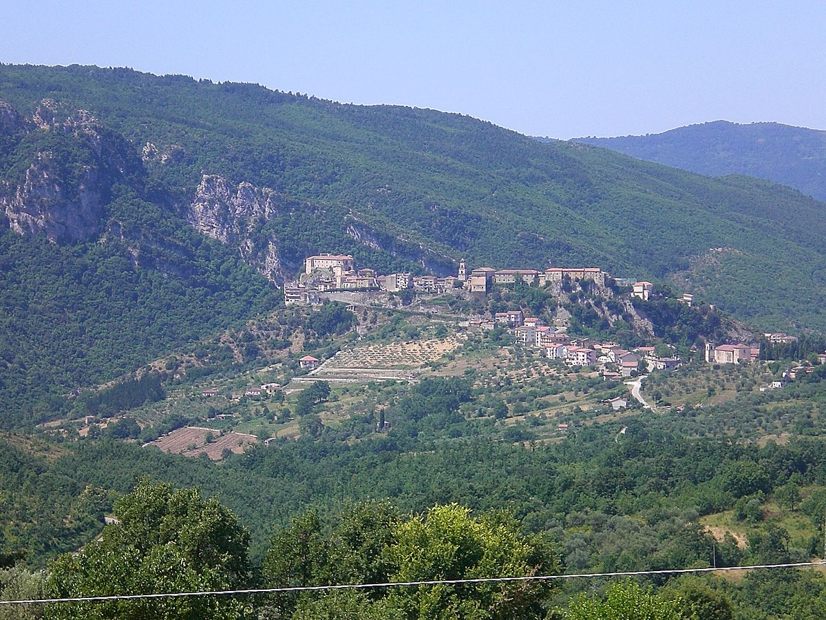 centro storico, di crinale, montano, difensivo, Laurino, Lauro , Li Lauri