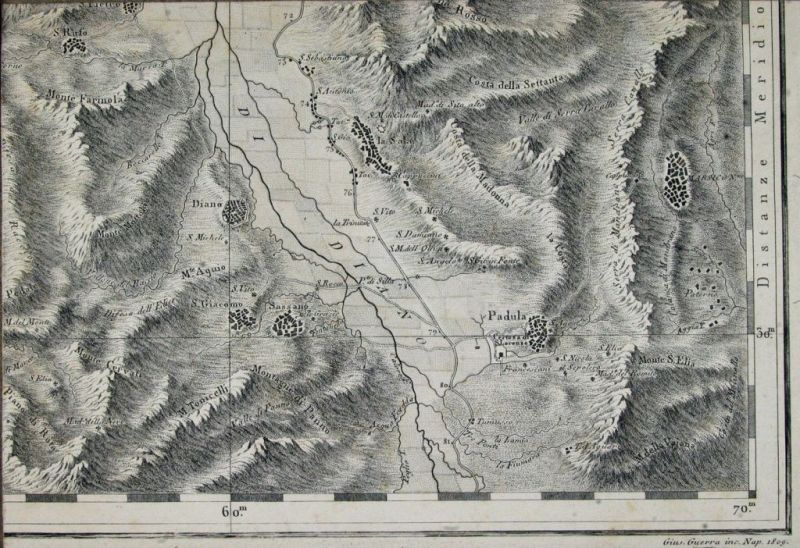 centro storico, di mezzacosta, collinare, lineare, Sala Consilina, Sala , Sala la Terra