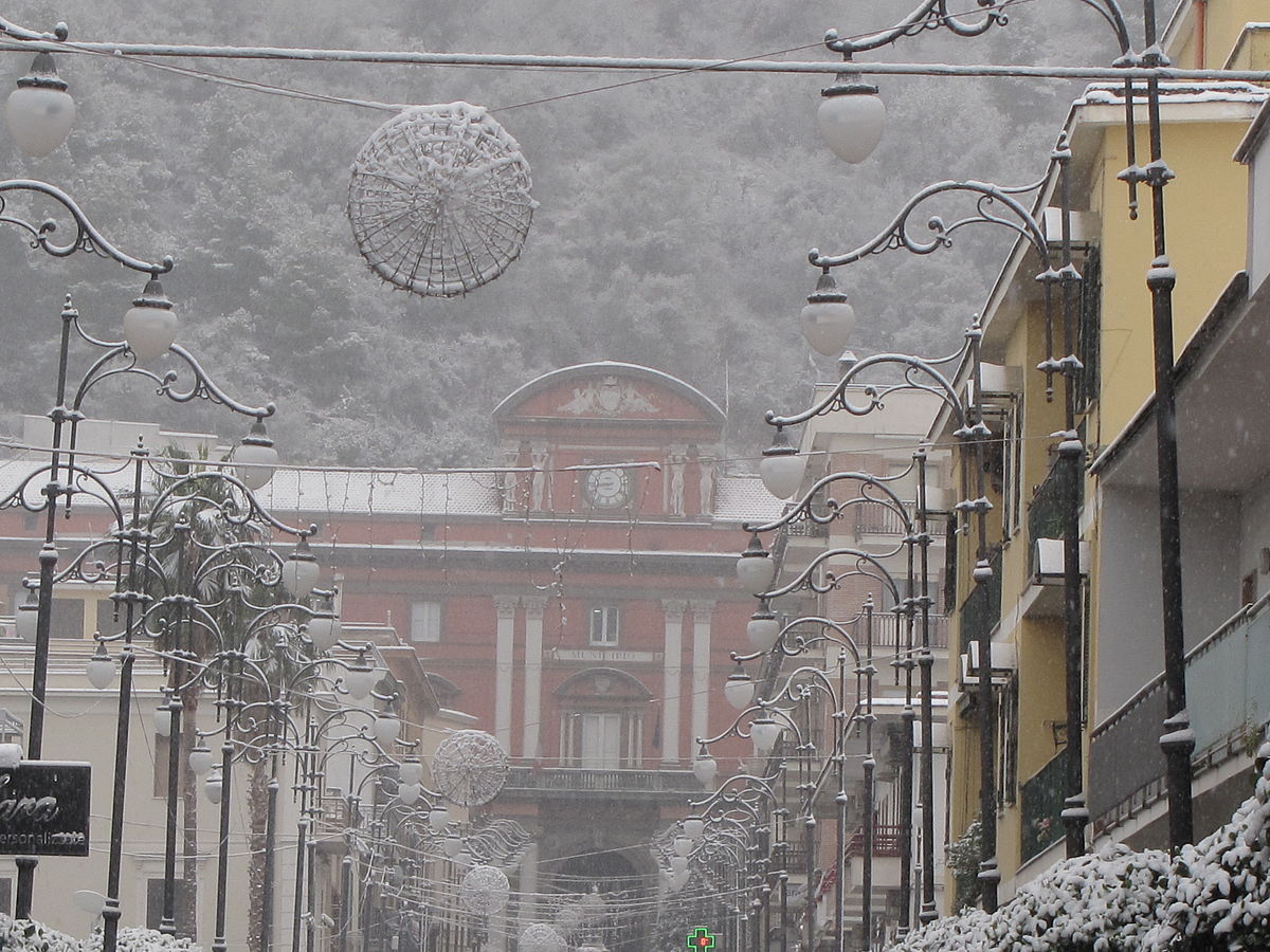 centro storico, di pianura, Sarno