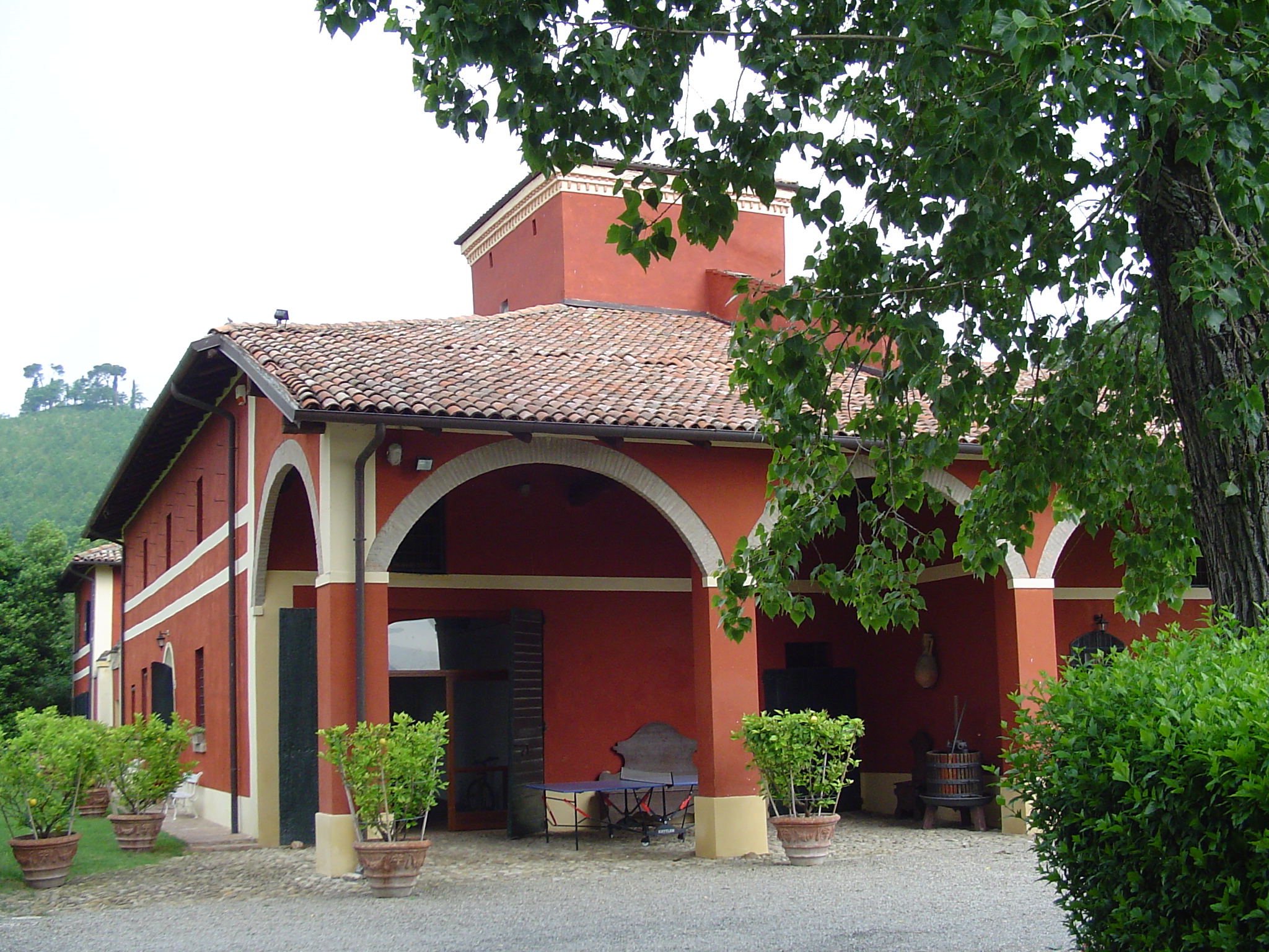 Casa rurale della villa Tortorelli Malvasia