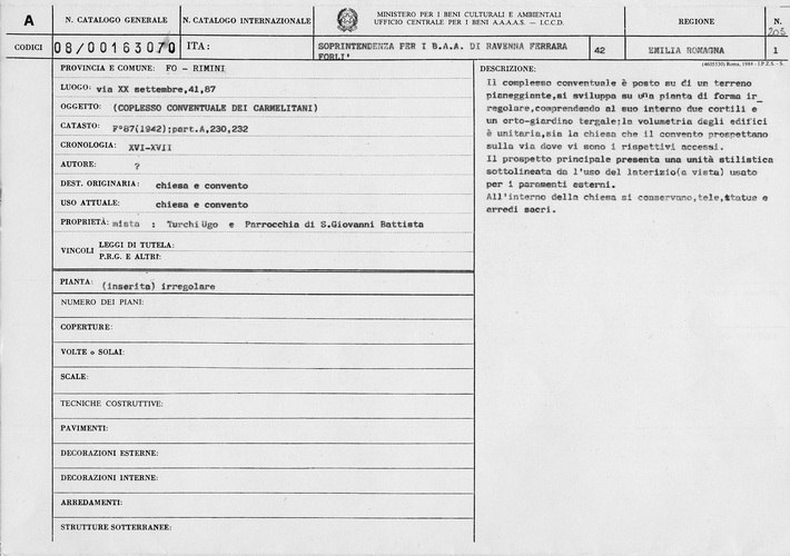 Complesso Conventuale dei Carmelitani