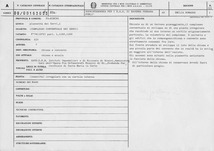 Complesso Conventuale dei Servi