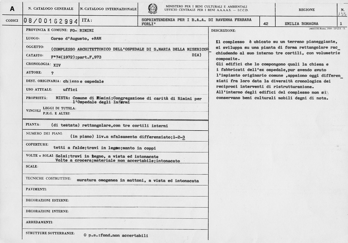 Complesso dell'Ospedale di S.Maria d. Misericordia