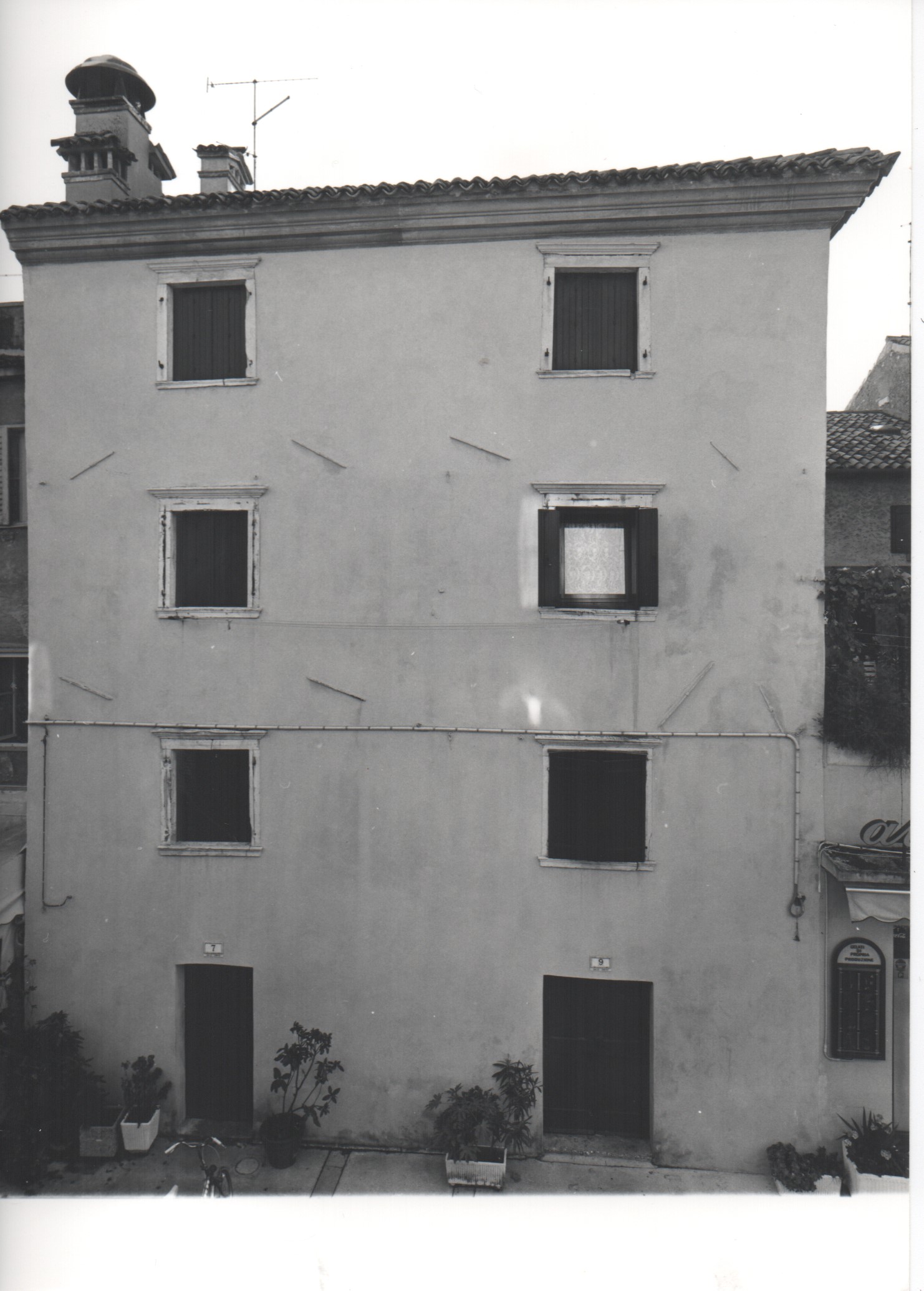 casa, a blocco, in linea