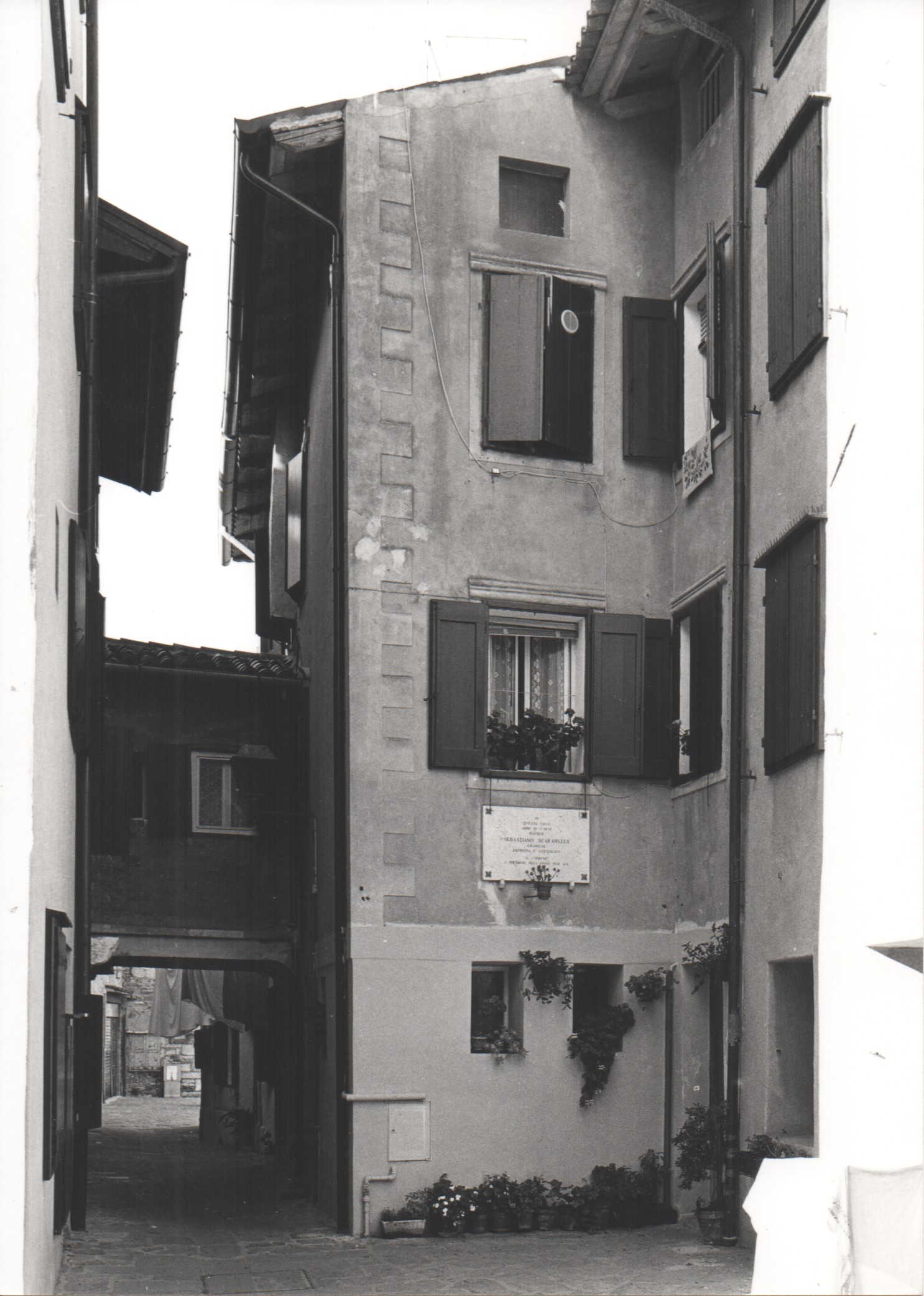 casa, in linea, a blocco