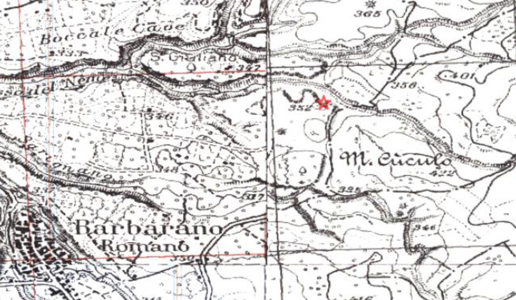 CHIUSA CIMA, PRESSO TUMULO CIMA
