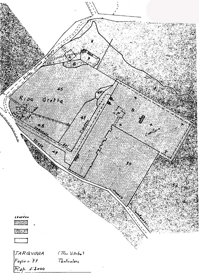 Necropoli dei Monterozzi, settori PRIMI ARCHI-ARCATELLE-CIMITERO