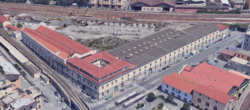 Manufatti architettonici nell'area scalo FF.SS