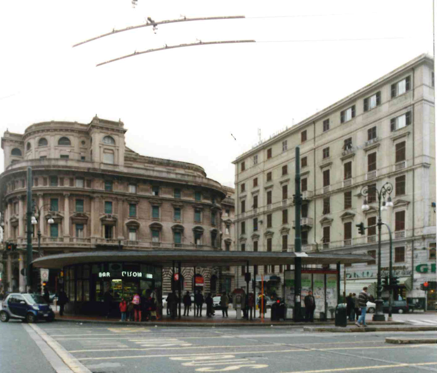 pensilina, stazione autobus