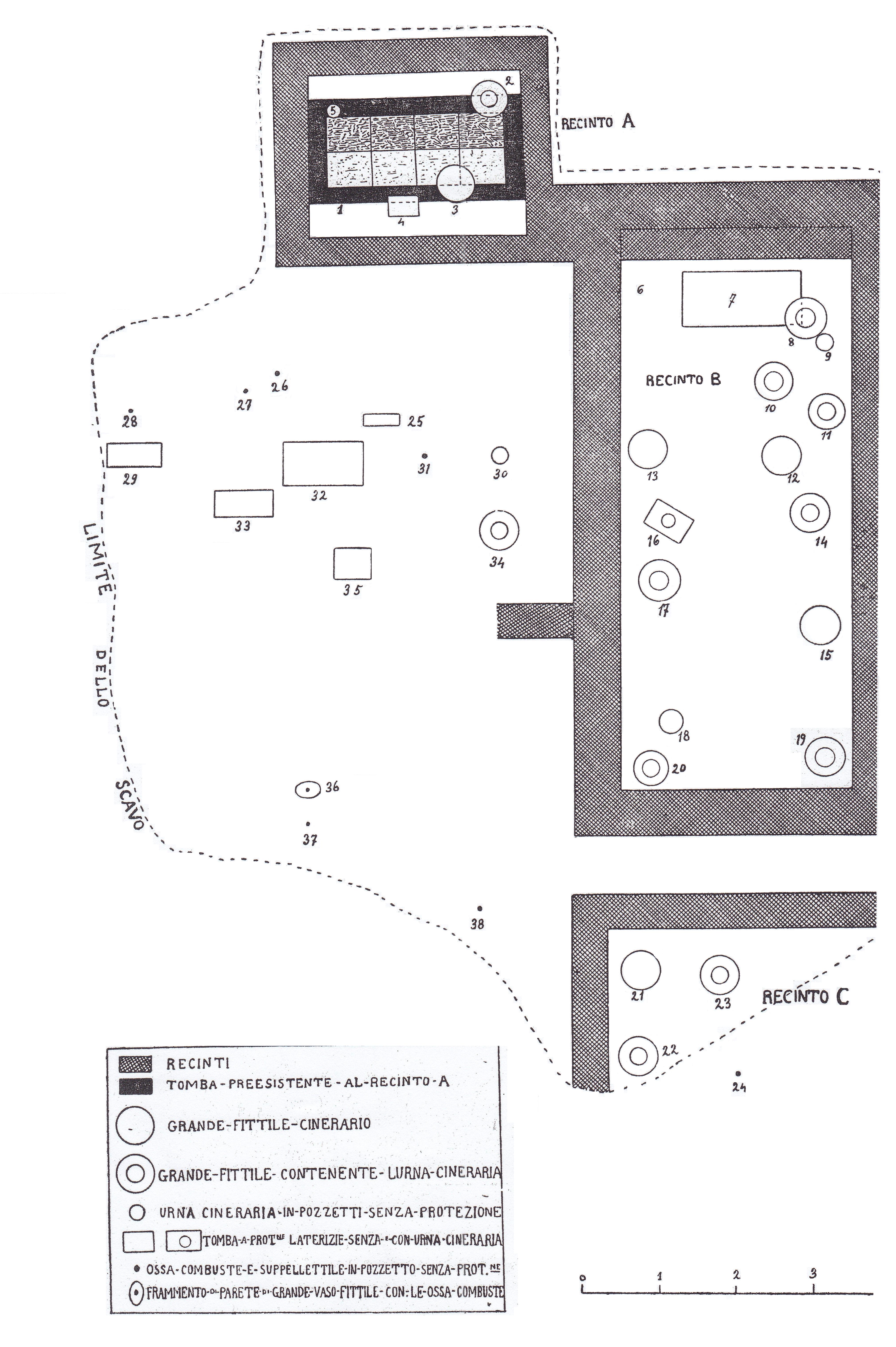 Necropoli di Albintimilium, Recinto A