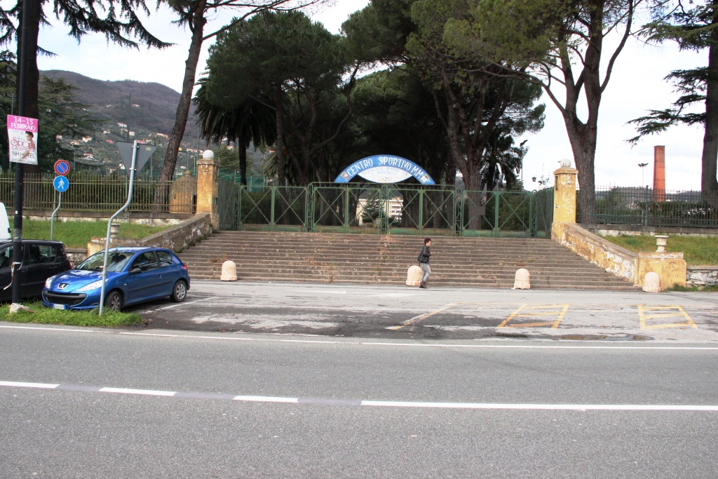 Ingresso centro sportivo della Marina Militare "A. Montagna"