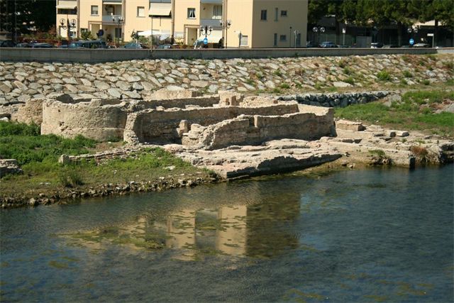 Area archeologica nell'alveo del Centa