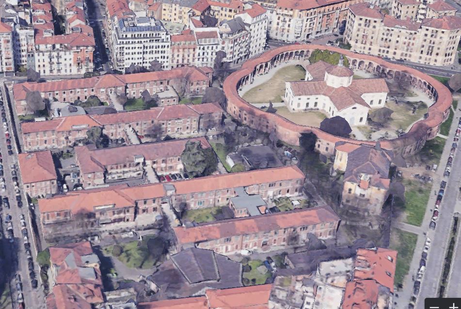 Edifici in via San Barnaba, via Podgora, via Pace, viale Regina Margherita