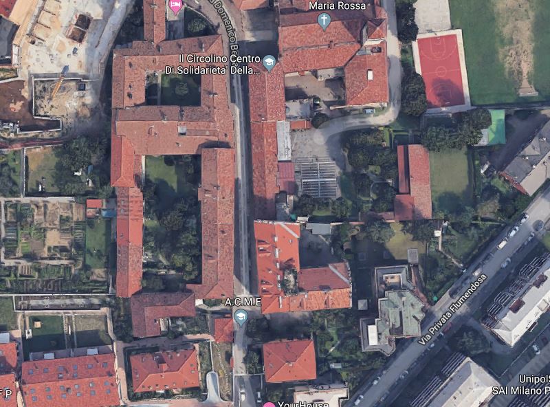 Portico dell'ex convento con ospedale