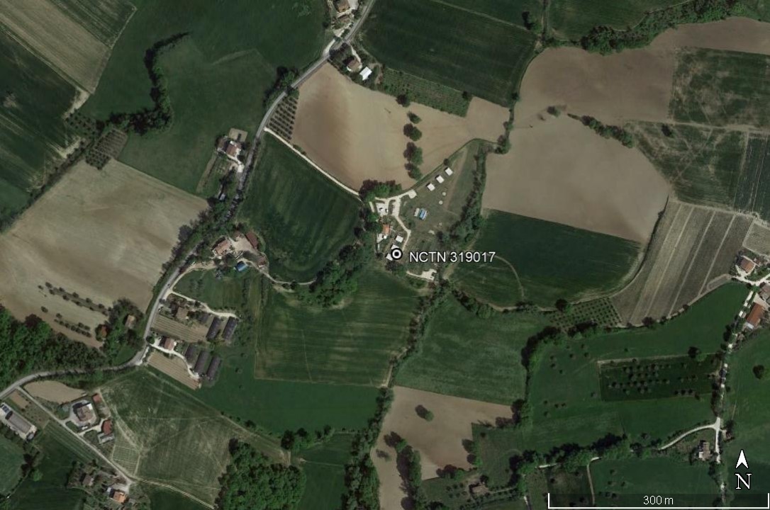 area di frammenti fittili e materiali da costruzione