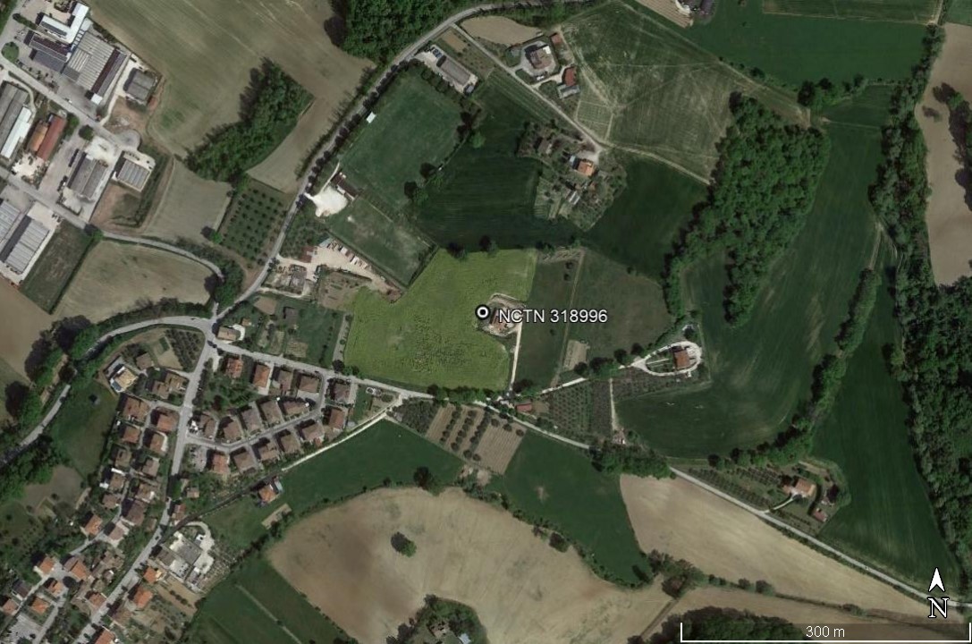 area di materiale mobile, area di frammenti fittili e materiali da costruzione