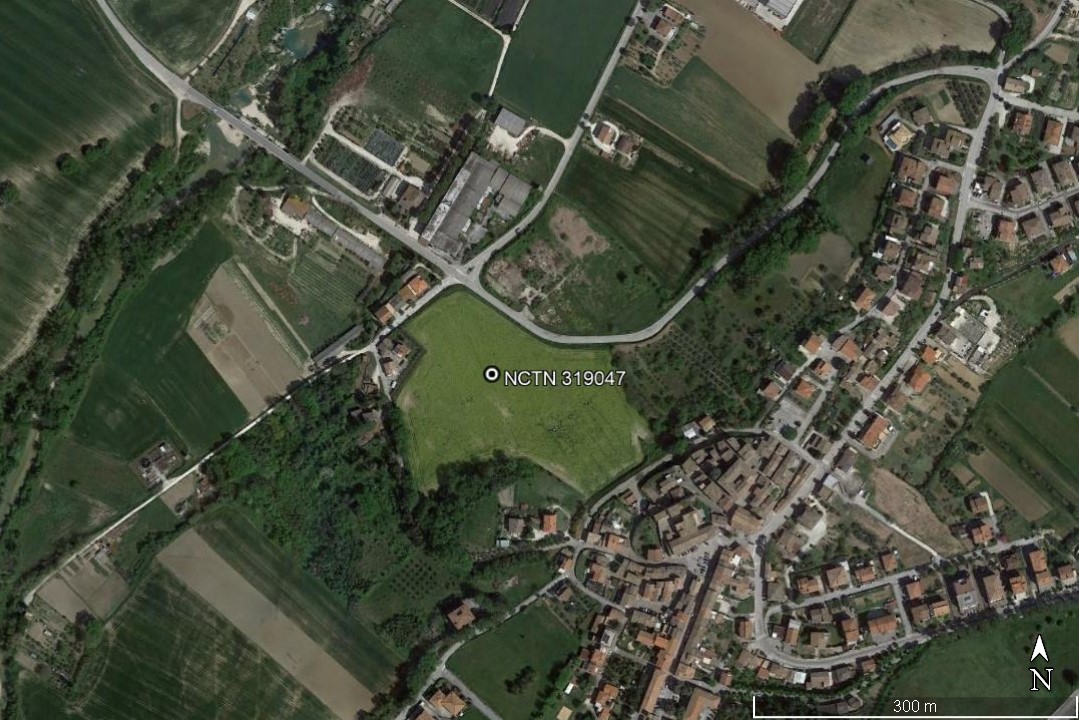 area di materiale mobile, area di frammenti fittili e materiali da costruzione