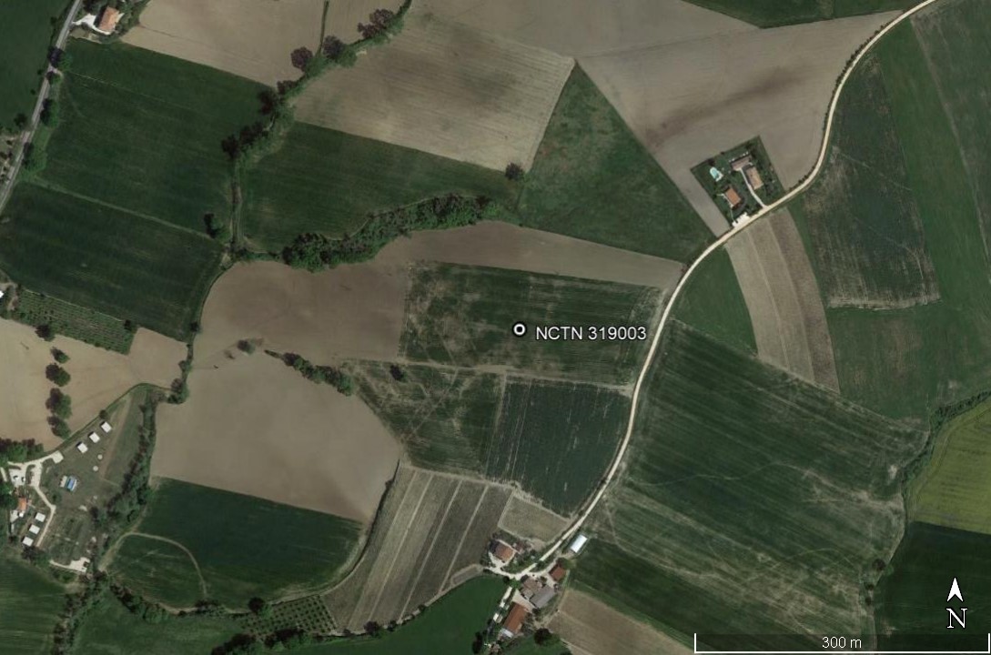 area di materiale mobile, area di frammenti fittili e materiali da costruzione