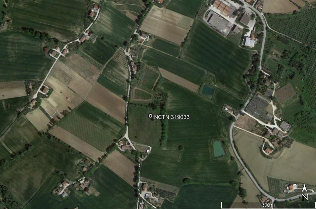 area di materiale mobile, area di frammenti fittili e materiali da costruzione
