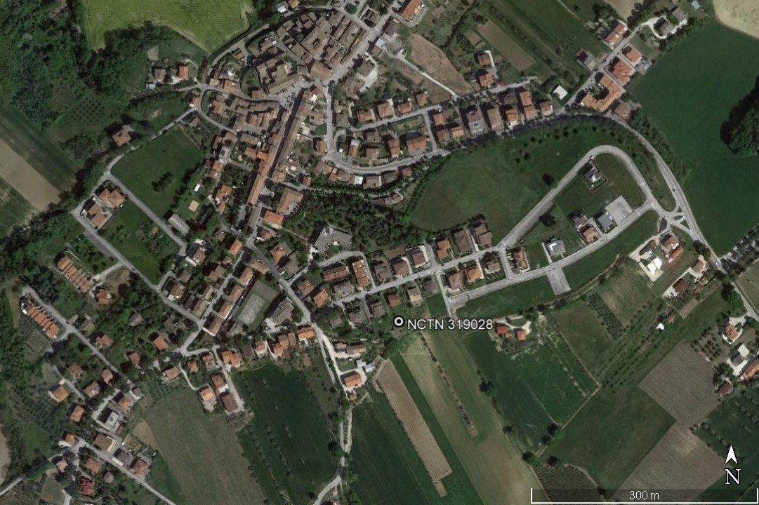 area di materiale mobile, area di frammenti fittili e materiali da costruzione